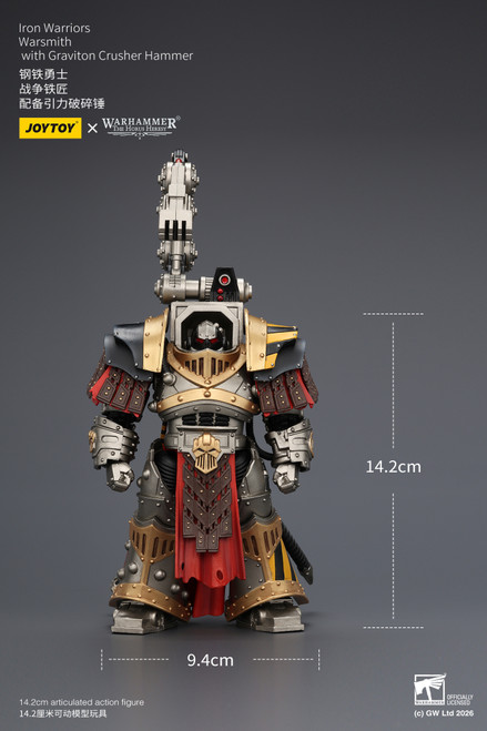 Iron Warriors Warsmith with Graviton Crusher Hammer
