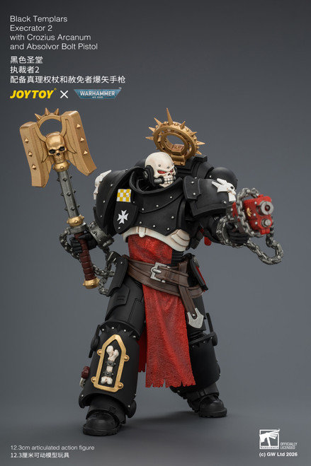 Black Templars Execrator 2 with Crozius Arcanum and Absolvor Bolt Pistol