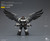 Raven Guard Corvus Corax, Primarch of the XIX Legion with artificer-crafted lightning talons, archaeotech pistols, and whip