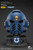 Ultramarines Captain MkX Helmet & Display Stand