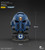 Ultramarines Captain MkX Helmet & Display Stand