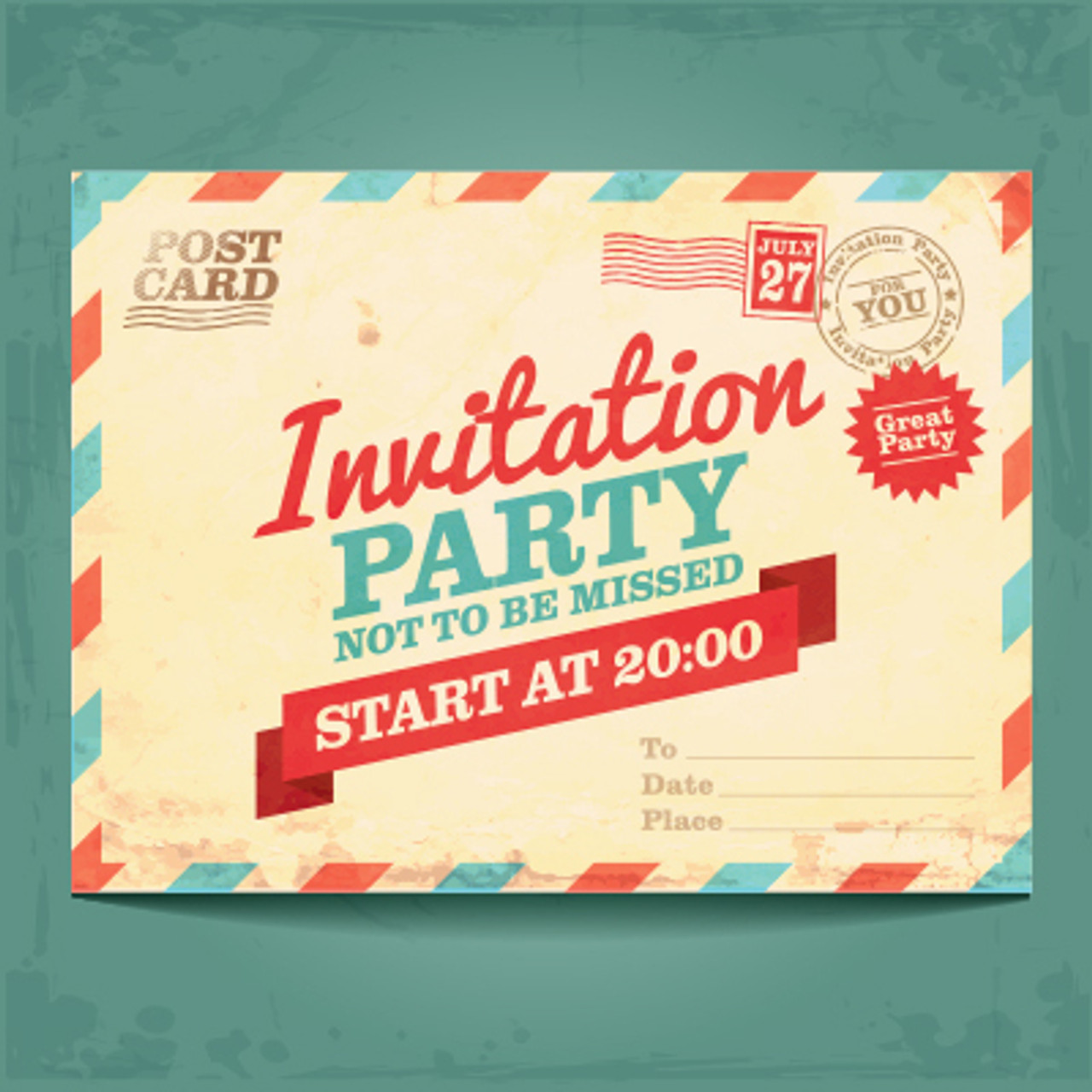Birthday invitations