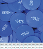 Sequentially Numbered Plastic Tokens