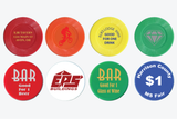 Plastic Chips/Tokens with 1 color logo