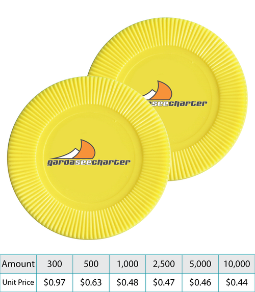 Radial Style Plastic Chip - 2 Side, Full Color Imprint