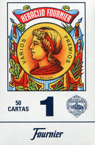 Baraja Española, No. 1, 50 Cards, Blue Back