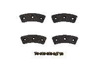 RA066-10600-4K Rapco Brake Lining Kit