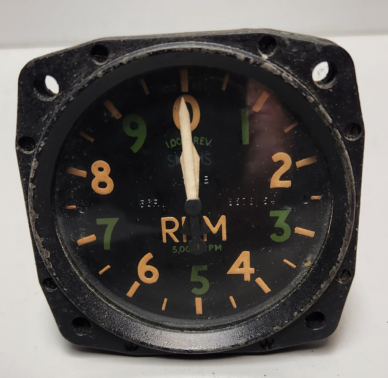 RPM indicator, RAF p/n 6A/1299 MK IVB, s/n XXXX/XX