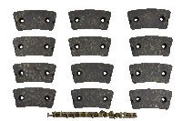 RA066-10800-12K Rapco Brake Lining Kit
