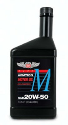 Phillips 66 Type M 20W-50 Aviation Oil - 12 x 0.946
