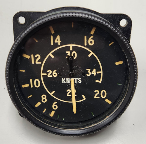 Air speed Indicator - Air Ministry p/n 6A/4720 s/n 48278