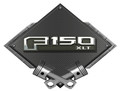 Ford F150 F-150 13th Gen Black Carbon Diamond Steel Sign