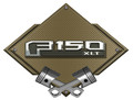 F150 F-150 13th Gen Bronze Carbon Diamond Steel Sign