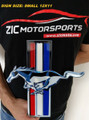Mustang Color Tri-Bar Steel Sign