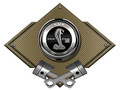 Ford Mustang Shelby SVT GT500 Bronze Carbon Diamond Steel Sign