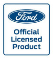 Ford Mustang GT Fender Badge Silver Diamond with Pistons Steel Sign