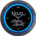 NOVA SUPER SPORT NEON CLOCK (8NOVAX)