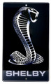 Shelby Snake Gray Garage Steel Sign