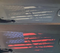 Sun Visor Warning Label Blackout for Jeep Wrangler JL - American Flag