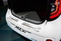 2014-2017 Kia Soul EV - Brushed Stainless Steel Rear Bumper Protector Guard