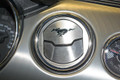 2015-2020 Mustang 50th - A/C Vent (2) Trim Kit Brushed Stainless Steel w/Etched Pony