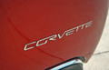 2005-2013 Corvette C6 - Rear Bumper CORVETTE Letter Set Polished Stainless Steel