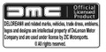 DeLorean DMC Car Wings View Steel Sign