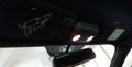 2022 Mustang Sun Visor Warning Label Coyote Blackout Decals - Silver Coyote