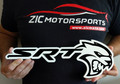 Dodge SRT Hellcat Steel Sign - Black small