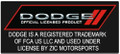 Dodge SRT Hellcat Steel Sign - Black