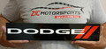 Dodge Slash White Garage Steel Sign