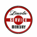 Vintage Lincoln Mercury Service Metal Sign