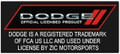 Dodge Hellcat Grey and Red Steel Sign