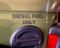 Diesel Fuel Only Vinyl Sticker