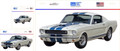 1965 SHELBY Mustang GT350 Car Vinyl Decal (S1x)