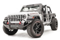 Fab Fours Vengeance Front Bumper with Pre-Runner Guard  Matte BlackJeep Wrangler JL
