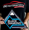 Ford Bronco Black Diamond Metal Sign