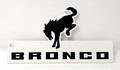 Ford Bronco Modern Die cut Black Steel Sign