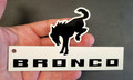 Ford Bronco Modern Die cut Black Steel Magnet