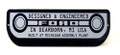 Modern Ford Bronco Console Plaque Replica Garage Steel Sign