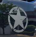 Jeep Wrangler Army Star Decal