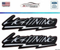 Ford Lightning Vinyl Decals in/out door with air release NOT OE Replacements (F1M)