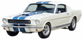 1965 Shelby GT350 Car Cut Out Steel Sign