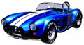 Shelby Cobra 427 Car Cut Out Garage Steel Sign