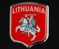 Lithuania Resin and Aluminium Country Badge