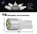 High Quality 2 Piece CREE-XBD 20W T10 LED Bulbs (Ceramic and Aluminum)