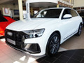 Audi Q8 Black Stainless Steel Rear Bumper Protector Guard