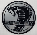 2024 Shelby Super Snake Silver and Black Steel Sign