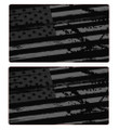 2025 Chevy Equinox Sun Visor Warning Blackouts with Ghost American Flag
