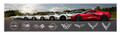 Corvette C8 Generations Garage Steel Sign